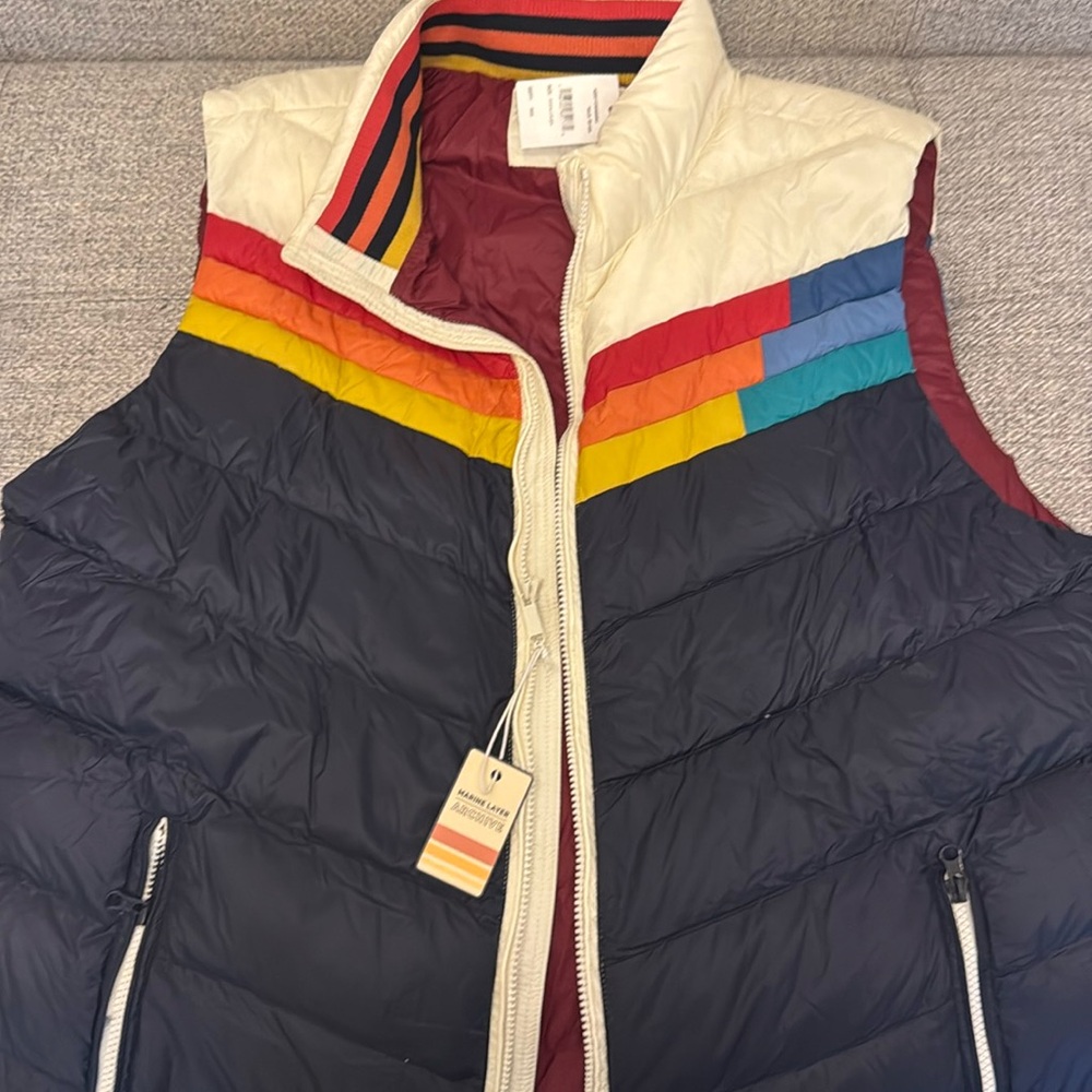 Marine Layer Archive Puffer Vest xl